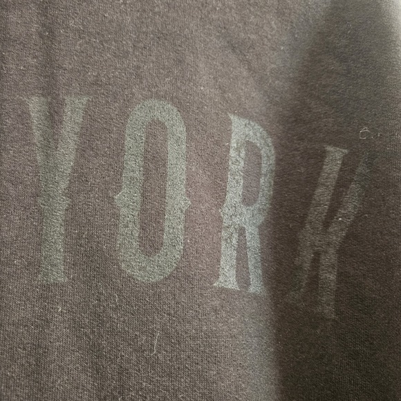 Port & Co New York Distressed-look Black Hoodie - Size XL - NWOT - Picture 5 of 11